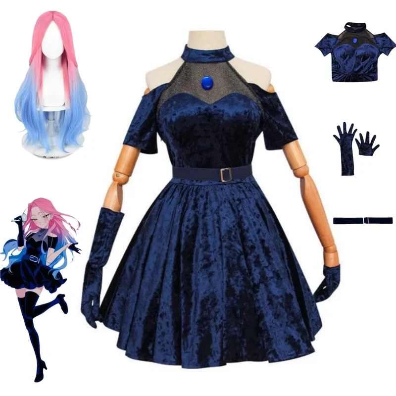 Anime Cosplay Blue Hair - 2026 Mizi Cosplay Costume Anime Alien