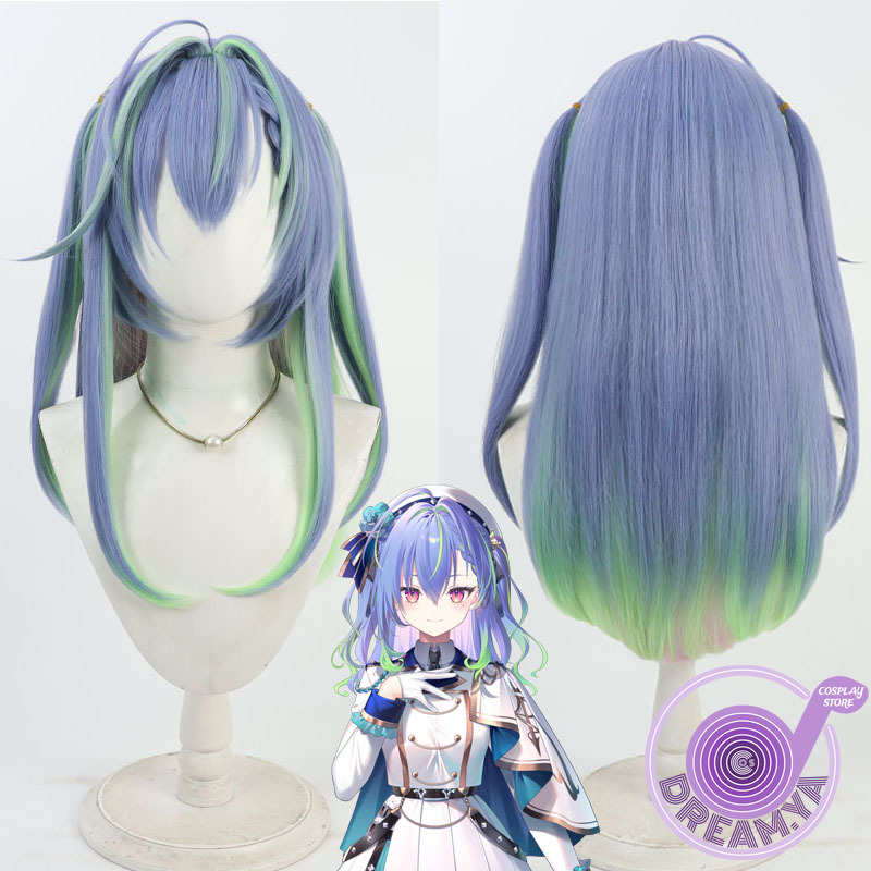 Anime Cosplay Blue Hair - Suzumi Nemo Cosplay Wig Vtuber Blue