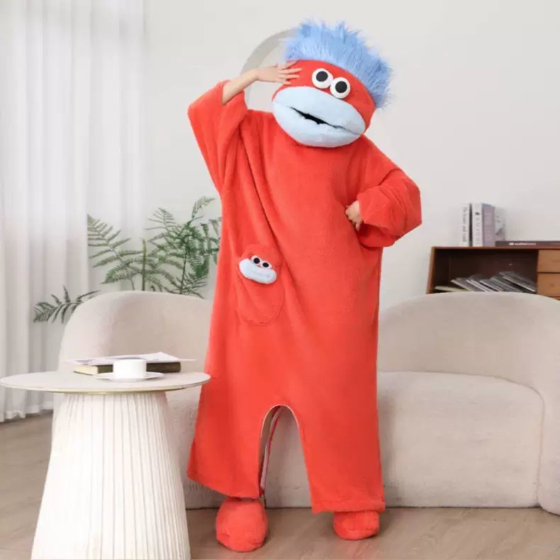 Cute Cartoon Big Mouth Monster - đánh giá và giá Anime Cosplay Couple