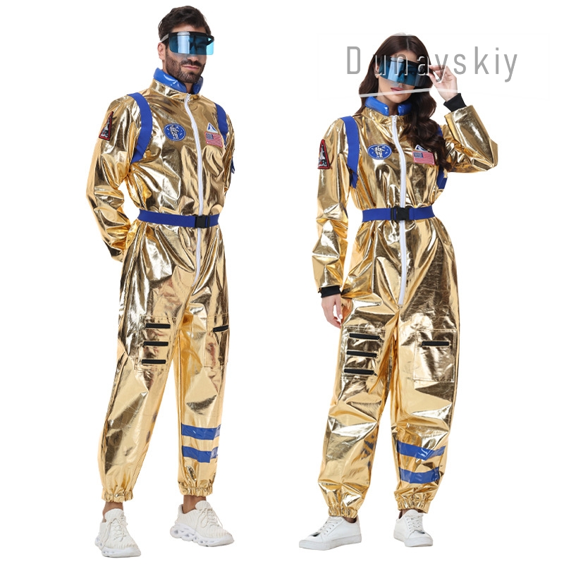 Shiny Metallic Gold Astronaut  - đánh giá và giá Anime Cosplay Couple