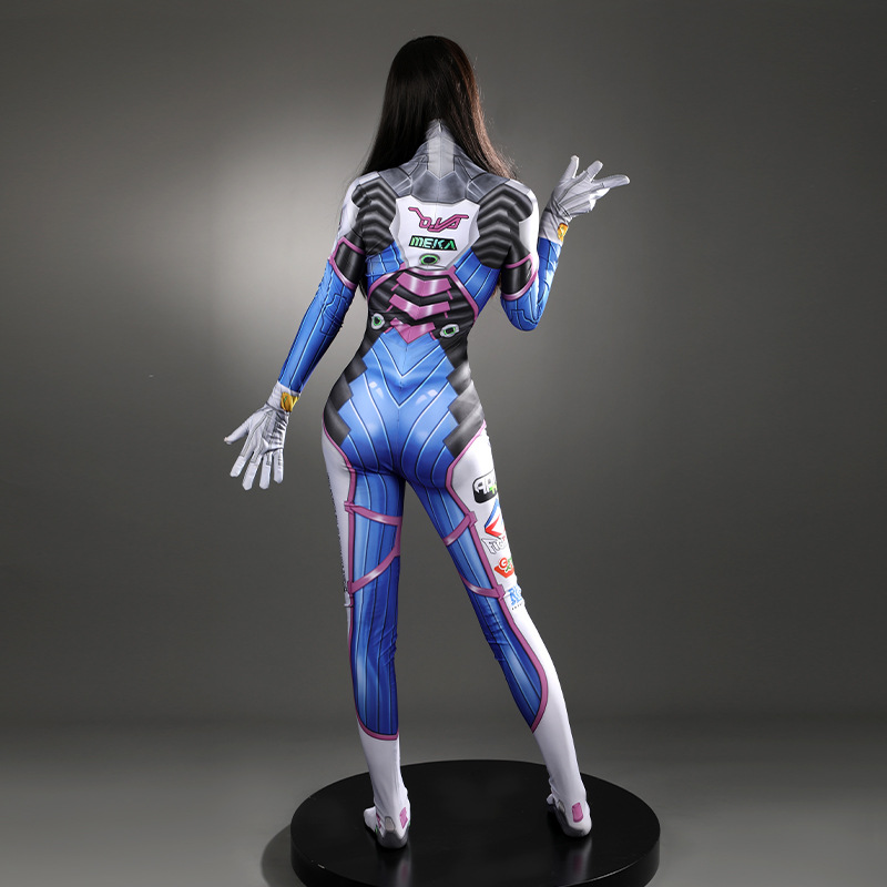 Women Dva Cosplay Complete Out - đánh giá và giá Anime Cosplay Jumpsuit
